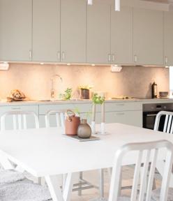 Interior from one of Nybyggets show home