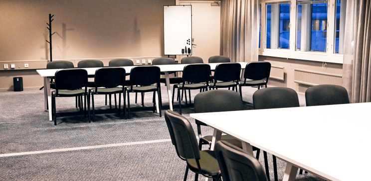 Medelstort konferensrum i Co-working Scandianvian XPO Explore Arlandastad
