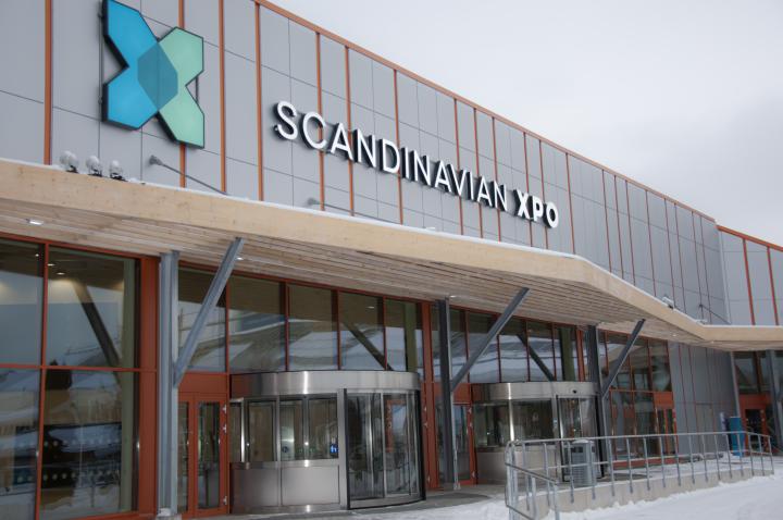 Motiv: Scandinavian XPO – Entré Exteriör. Foto. Explore Arlandastad