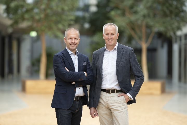 Motiv: Dieter Sand, CEO Arlandastad Group, och Henrik Morén, CFO Arlandastad Group. Foto: Arlandastad Group