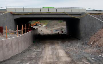 Tunnel under e4 Arlandastad